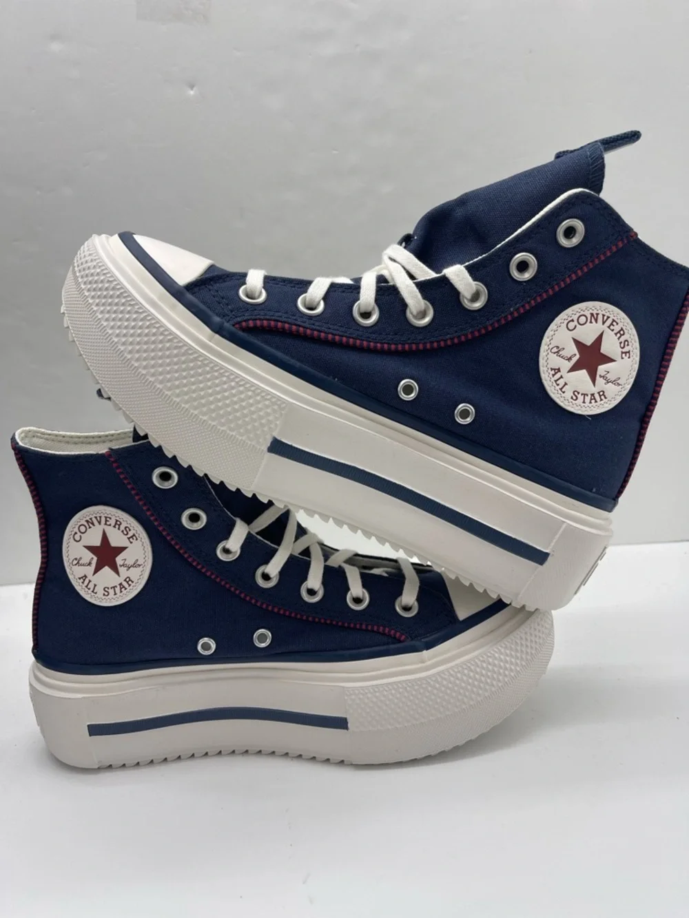 Converse WMNS Chuck Taylor All Star High Top Platform Sneakers Size 7 419252C - Picture 7 of 16